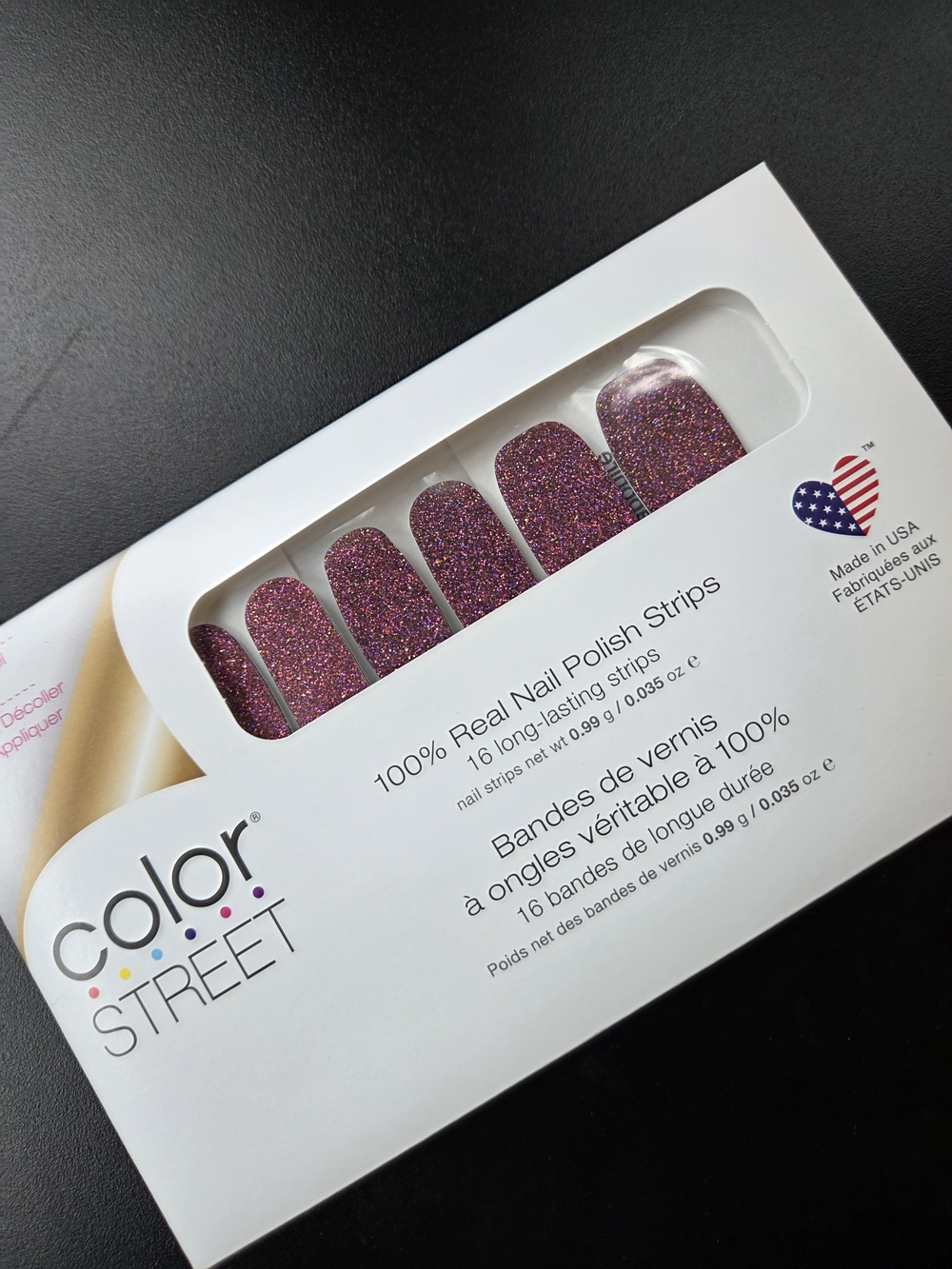 Color Street Glitter Pink Sapphire
